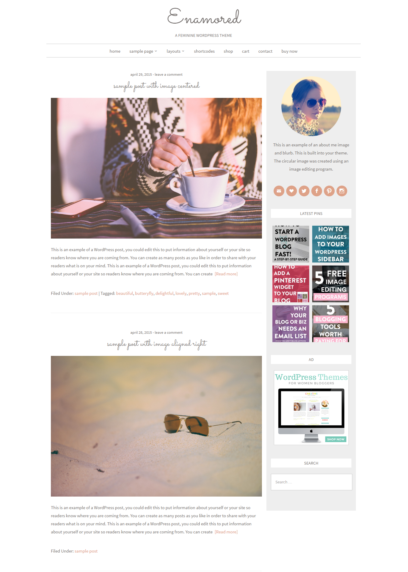 enamored-theme